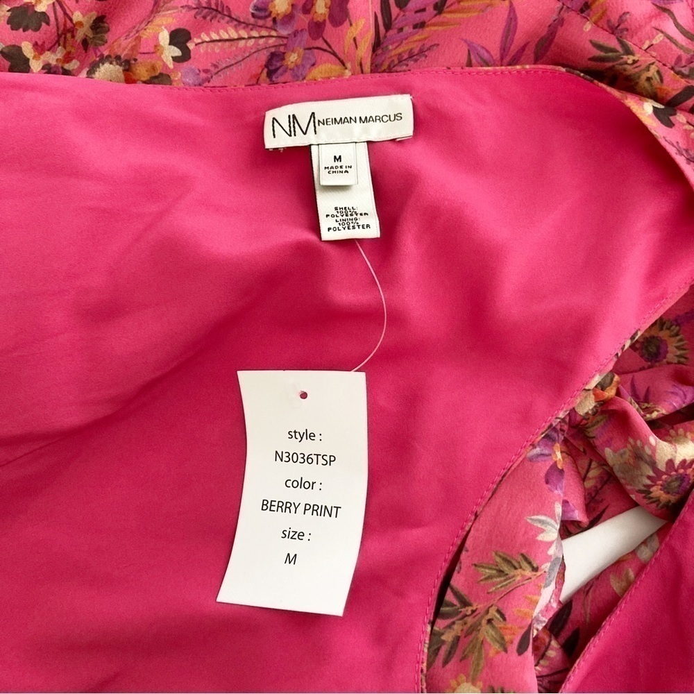 NWT Pink Neiman Marcus Dress | Size M - Picture 6 of 7